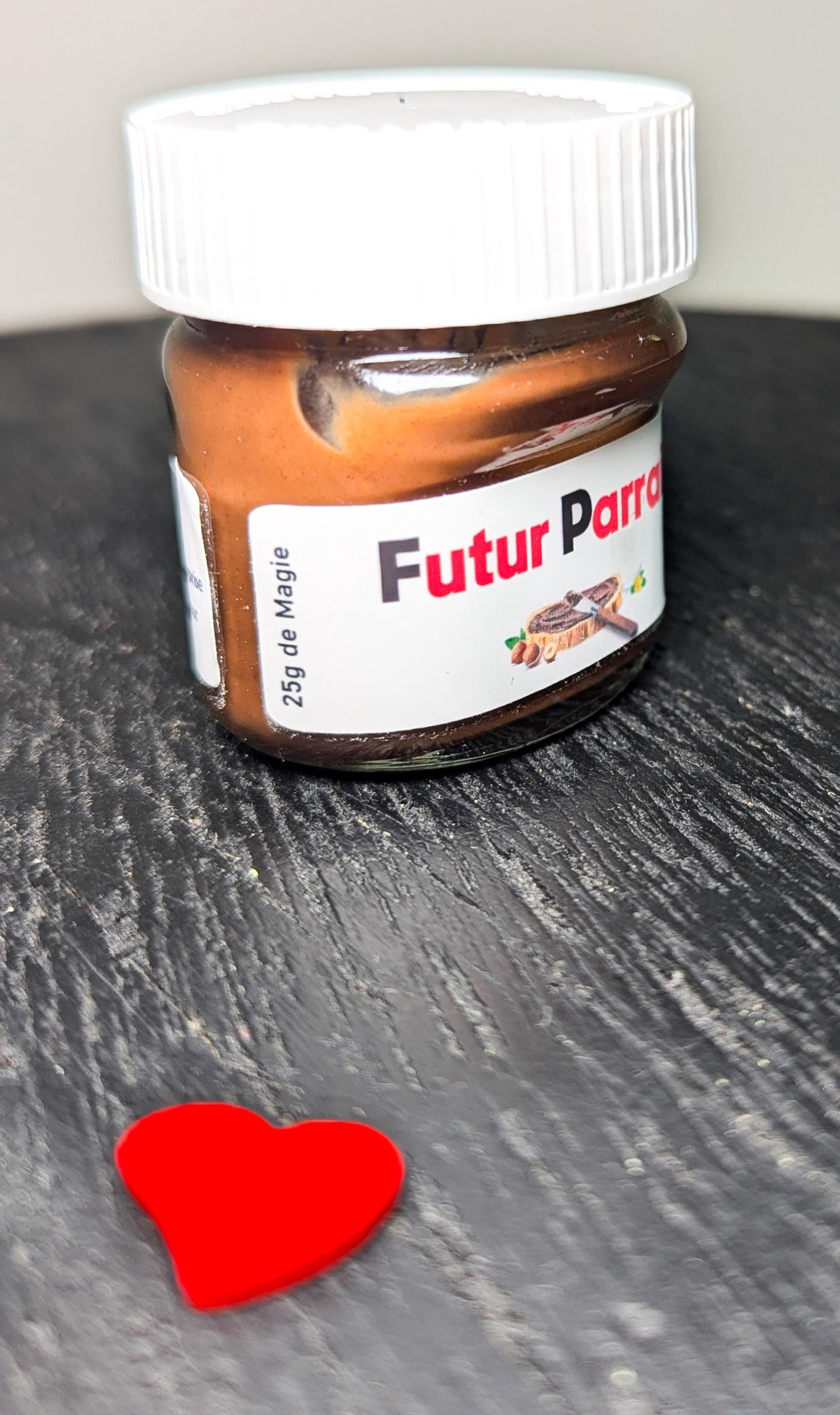 Pot de Nutella personnalisé – annonce grossesse originale