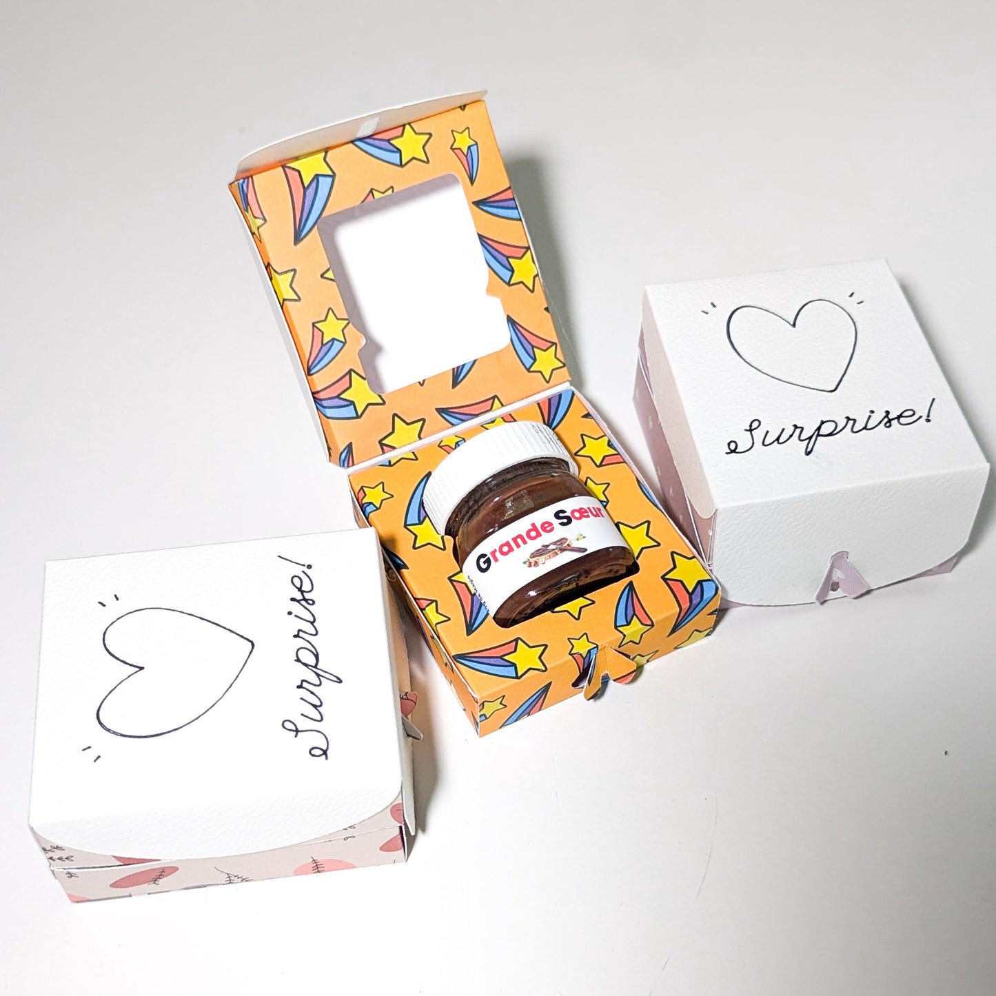 Pot de Nutella personnalisé – annonce grossesse originale