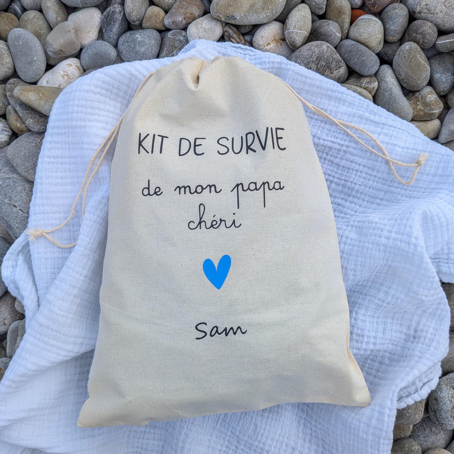 Kit de Survie Futur Papa / Future Maman – Pochon Personnalisé pour Naissance et Maternité | Cadeau Original