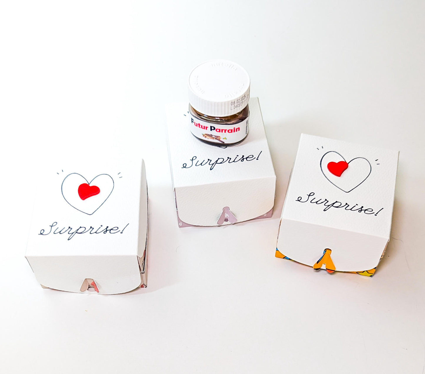 Pot de Nutella personnalisé – annonce grossesse originale