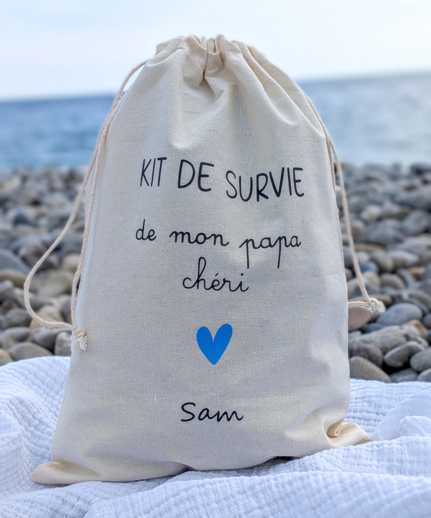 Kit de Survie Futur Papa / Future Maman – Pochon Personnalisé pour Naissance et Maternité | Cadeau Original