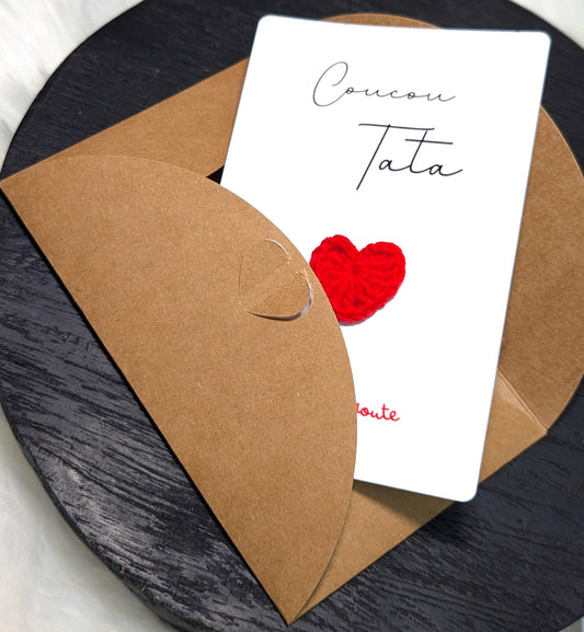 Tableau personnalisé annonce de grossesse- Carte pour annoncer la grossesse avec cœur