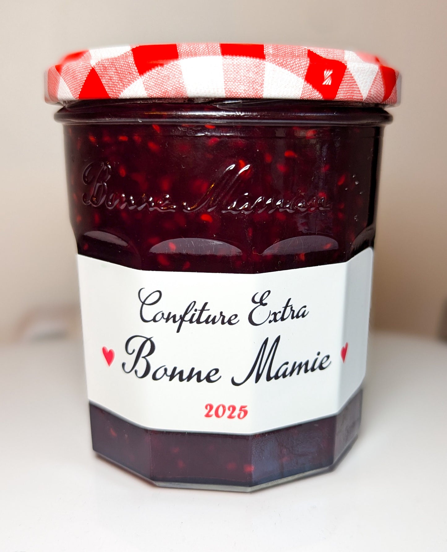 Étiquette Pot de Confiture Personnalisée – Annonce de Grossesse Originale pour Mamie, Papi, Parrain, Marraine et Grands-Parents