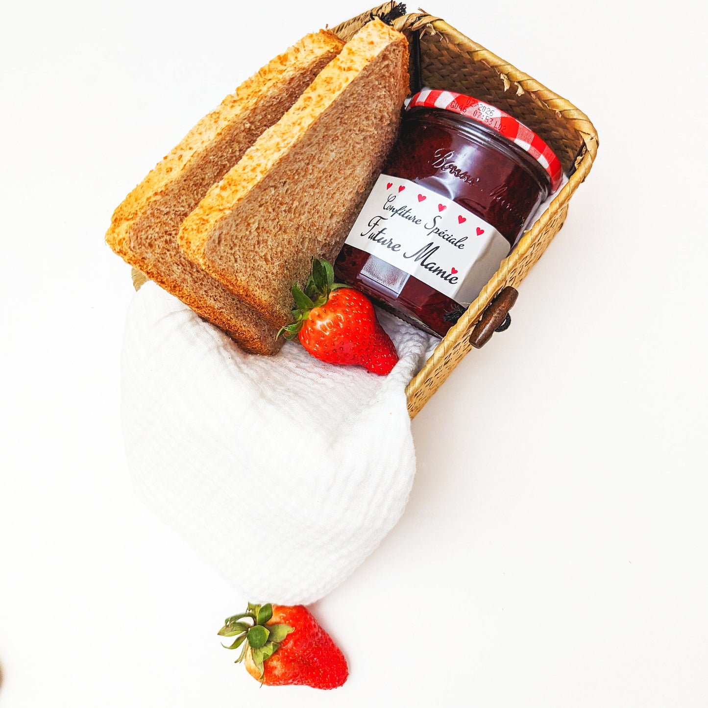 Étiquette Pot de Confiture Personnalisée – Annonce de Grossesse Originale pour Mamie, Papi, Parrain, Marraine et Grands-Parents
