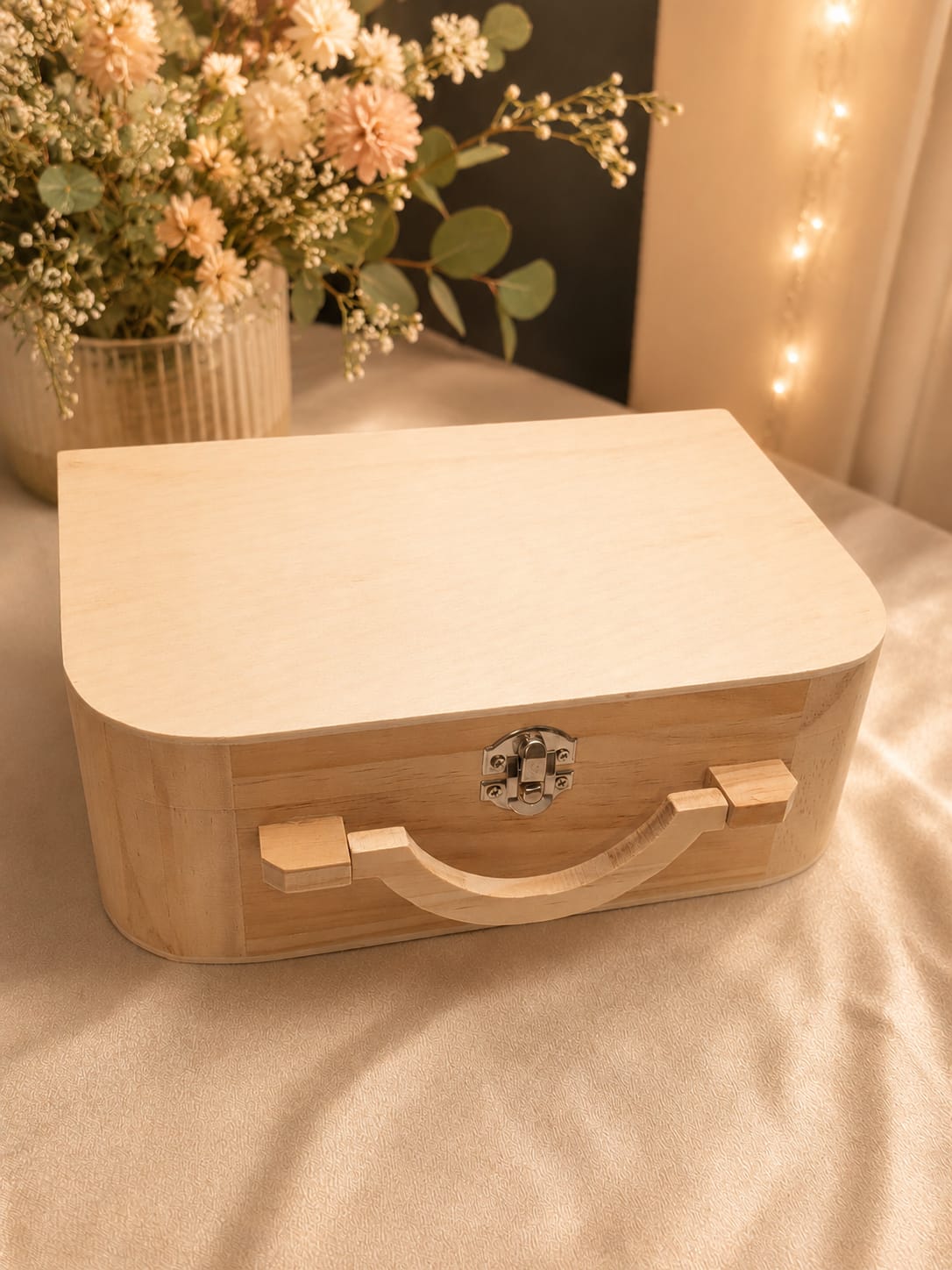 Boîte Souvenir Bébé Personnalisée – Coffret Bambou Cadeau Naissance ou Baptême